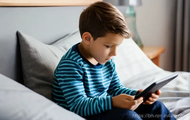 저EMF 주거 환경과 건강의 관계 - **Prompt:** A realistic photo capturing the invisible burden of modern technology. An adult individu...