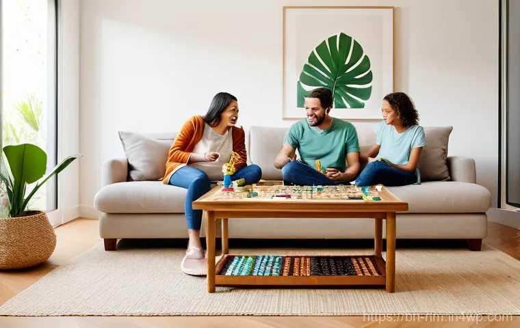 저EMF 집 꾸미기  인테리어 아이디어 - **Prompt 2: Productive Wired Workspace with Natural Elements**
    "A bright and organized home offi...